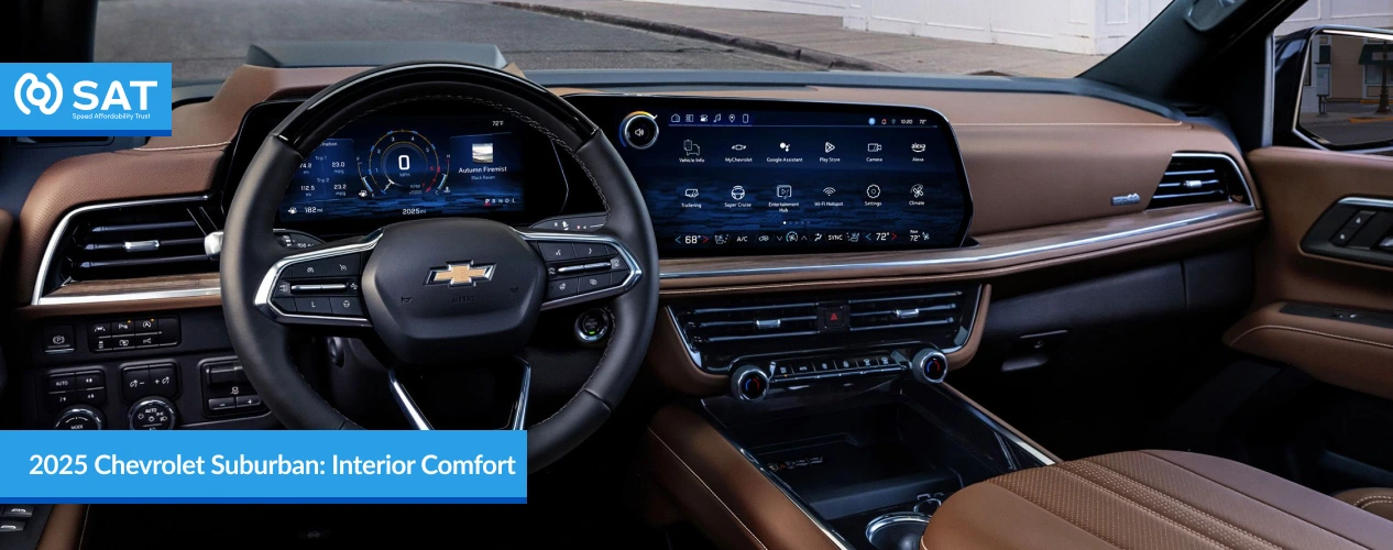2025 Chevrolet Suburban Interior Comfort